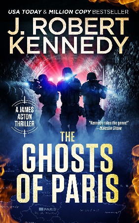Cover: james action 36 - ghosts of paris - J Robert Kennedy