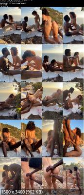 Layla Marlene - Cuckold Fuck With BBC On A Cliff At The Sunset [FullHD 1920p] - Amateurporn