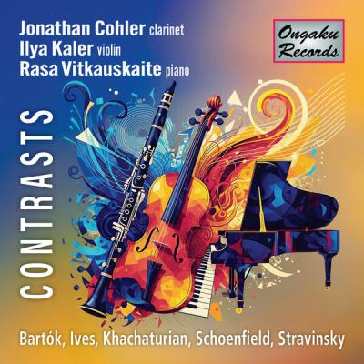 Jonathan Cohler - Contrasts Bartók, Ives, Khachaturian, Schoenfield, and Stravinsky - Trios for C...
