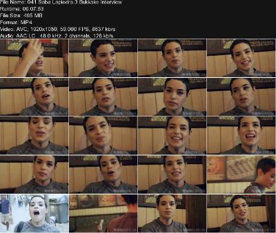 Saba Lapiedra 3 Bukkake Interview (495 MB)