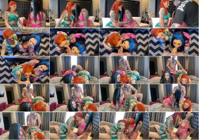 Rebecca Goodwin  Beckymil911  0306 Rebecca Goodwin Goddes Goth  Threesome Fun (231 MB)